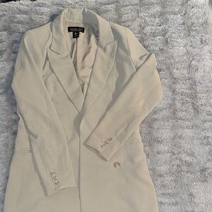 Rachel Zoe Sage Green Double-Breasted Blazer